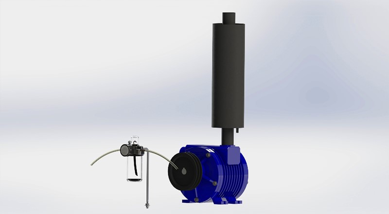 BOMBA DE VACUO 900LTS C/ LUBRIFIC C/ SILENCIOSO
