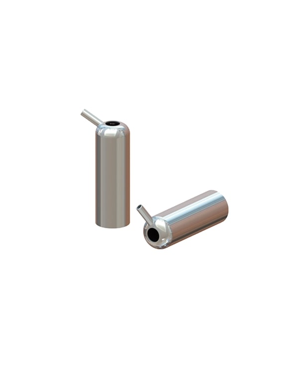 CAPA INOX P/TETEIRA 2 ANEIS (furo 17mm)