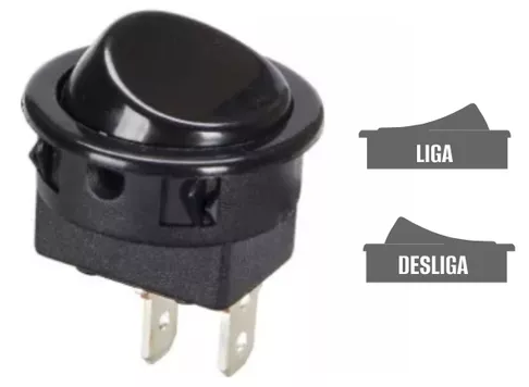 CHAVE BOTÃO ON - OFF BOMBA DE TRANSFERECIA MOVEL