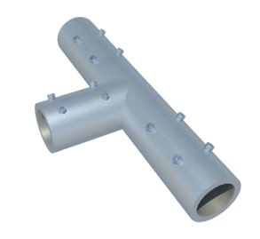 CRUZETA "T" P/ BAIA TUBO 70mm