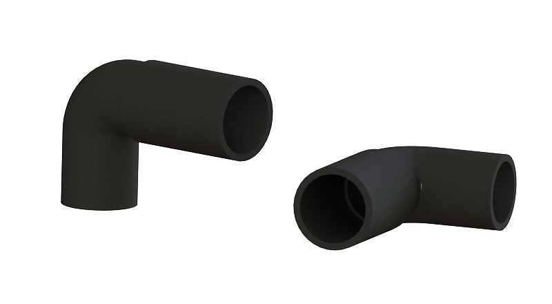 CURVA DE BORRACHA 32/40MM