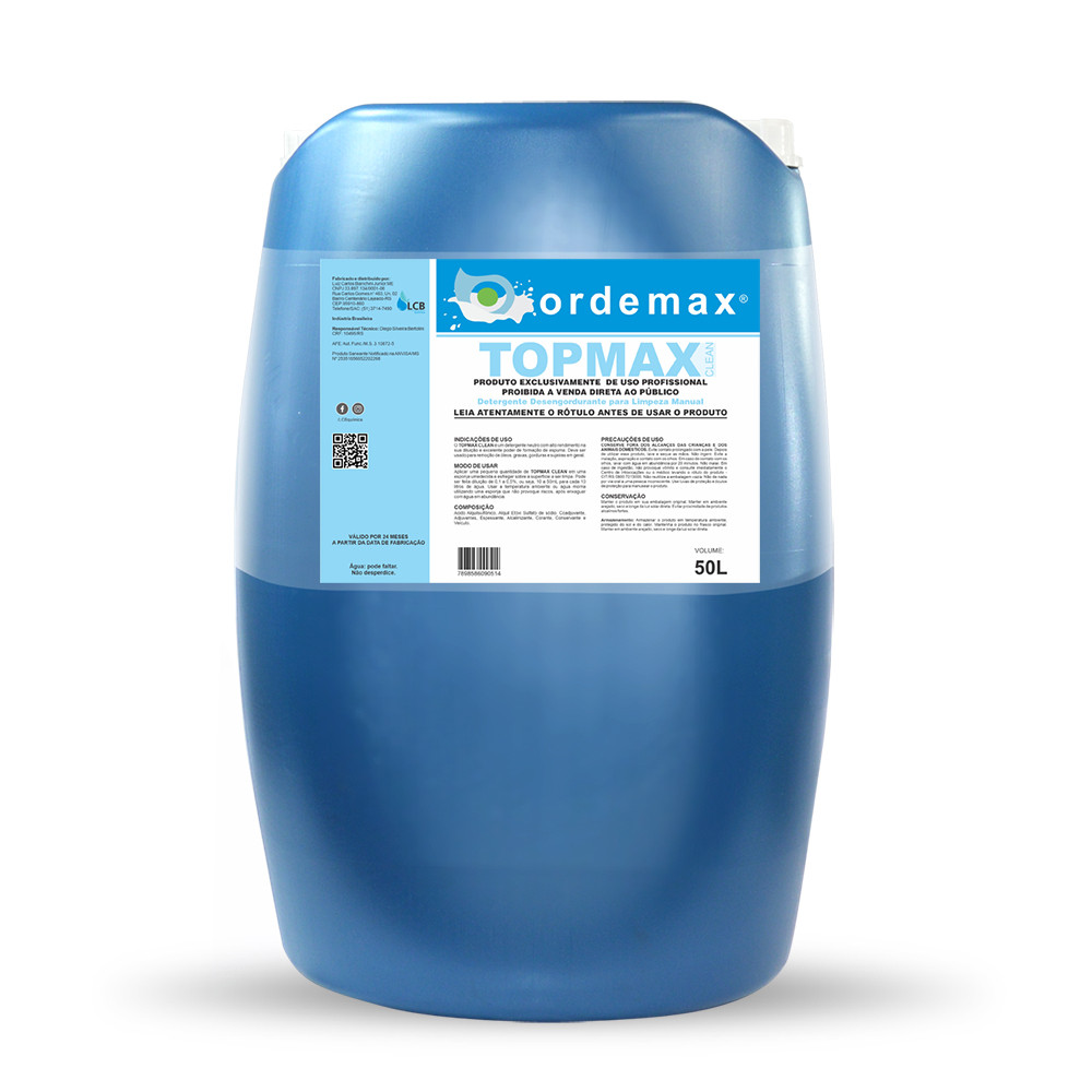 DETERGENTE NEUTRO TOP MAX 50 LTS