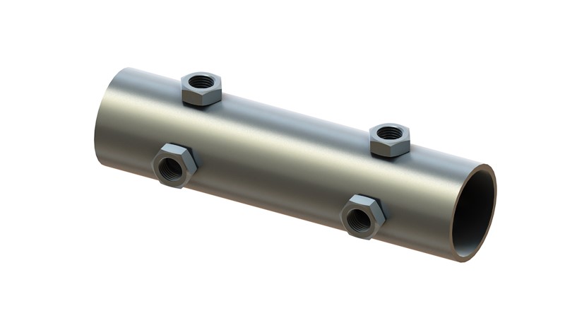 LUVA GALV. P/ TUBO 1.1/4'' - DUPLA CONTENCAO