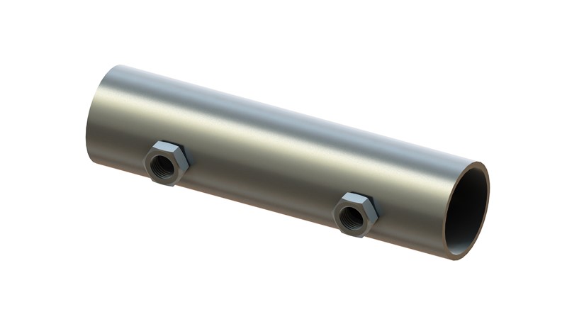 LUVA GALV. P/ TUBO 1 1/4 - SIMPLES CONTENCAO