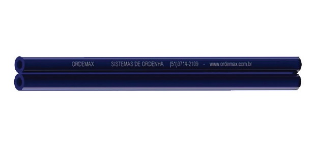 MANGUEIRA DUPLA  DO VACUO  8.00 X 3,50MM AZUL - ROLO 12,5MTS