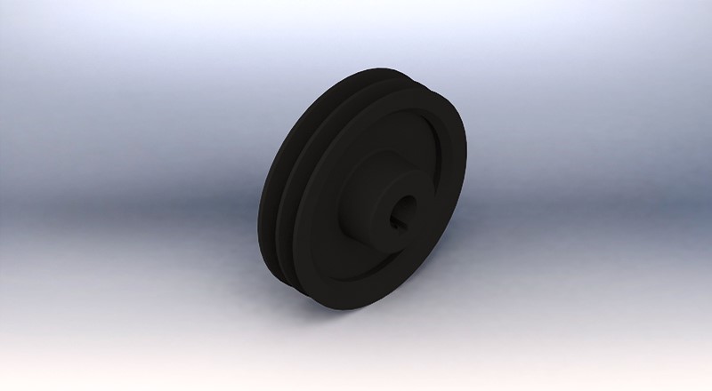 POLIA DA BOMBA BVT 2VA X 170MM FURO 24MM