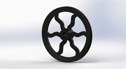 POLIA DO CARDAN 1VB X 300MM FURO 25MM