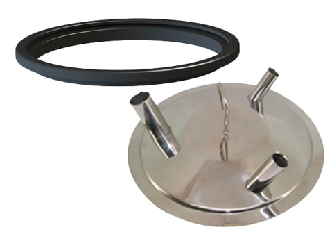 TAMPA TARRO CANALIZADA TRIPLA C/ JUNTA