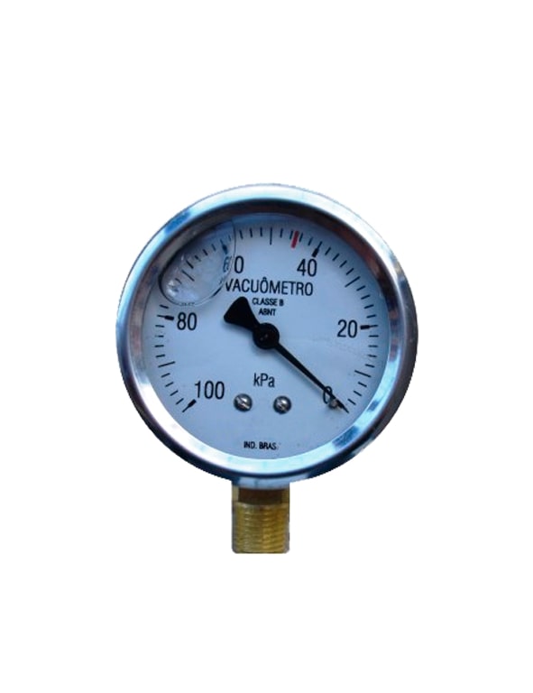 VACUOMETRO SEM GLICERINA ORDEMAX C/ ADAPTADOR