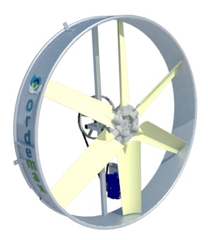 VENTILADOR TURBO MAX 2000 - 6 PAS - 3CV TRIFASICO